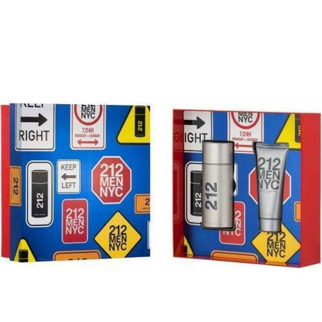 Carolina Herrera 212 2 Pcs Set For Men: 3.4 Sp (Hard Box)