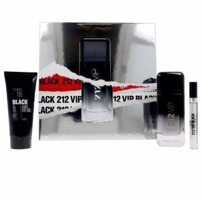 212 Vip Black 3 Pcs Set: 3.4 Edp Sp