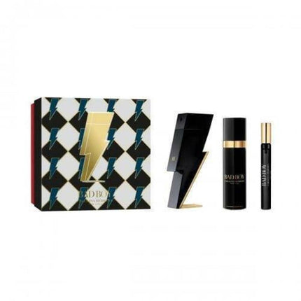 Carolina Herrera Bad Boy 3 Pcs Set: 3.4 Sp (Hard Box)