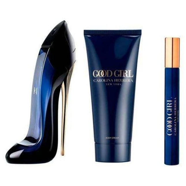 Carolina Herrera Good Girl 3 Pcs Set For Women: 2.7 Edp Sp + 0.34 Edp Sp + 3.4 B/L