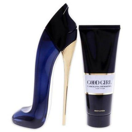 CAROLINA HERRERA GOOD GIRL 2 PCS SET FOR WOMEN: 2.7 EAU DE PARFUM SPRAY + 3.4 BODY LOTION