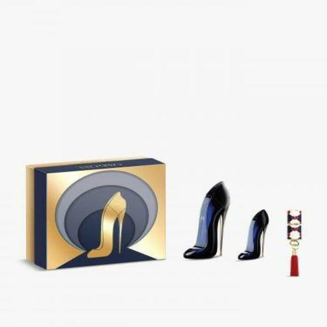 CAROLINA HERRERA GOOD GIRL 3 PCS SET: 1.7 EAU DE PARFUM SPRAY + 0.24 EAU DE PARFUM + 0.05 LIQUID LIPSTICK (HARD)
