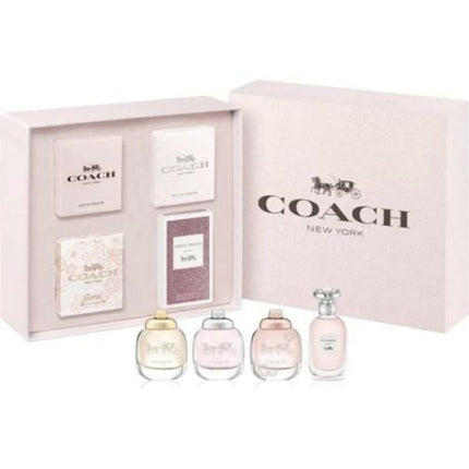Coach 4 X 4.5 Ml Mini Set For Women: Coach Edp + Coach Edt + Floral Edp + Dreams Edp