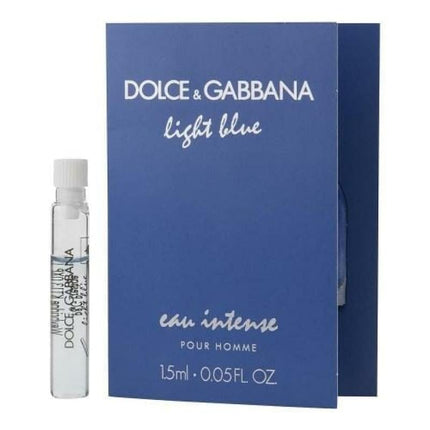 DOLCE &amp; GABBANA LIGHT BLUE EAU INTENSE 0.05 EDP VIAL FOR MEN