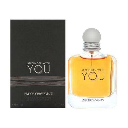 ARMANI EMPORIO STRONGER WITH YOU 3.4 EAU DE TOILETTE SPRAY FOR MEN