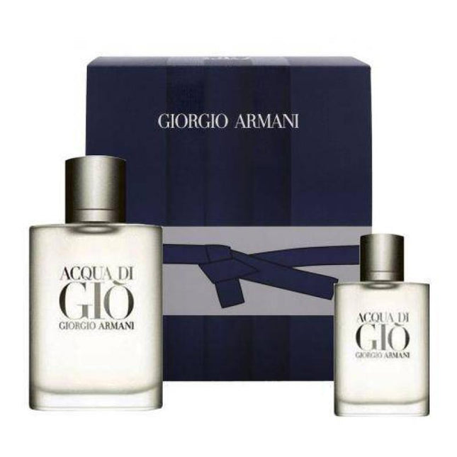 ACQUA DI GIO 2 PCS SET FOR MEN: 3.4 EDT SP+ 1 OZ EDT SP (HARD)