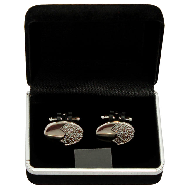 Polanni B76 Cufflinks for Men - Striking Silver Cufflinks W 2 x L 1.5 CM