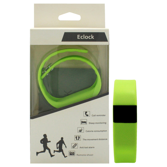 Eclock EK-H6 Health Sports Silicone Bracelet in Green for Unisex - 1 Pc Bracelet