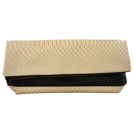 Color Block Fold-Over Clutch by T3 for Women - Stylish and Functional Bag