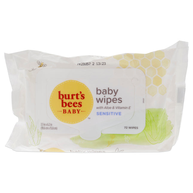 Burts Bees Baby Bee Wipes for Kids - 72 Count Wipes - Gently Cleanse and Nourish Your Baby's Skin