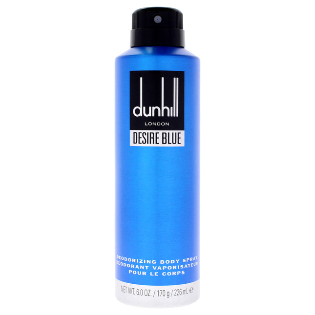 Desire Blue London by Alfred Dunhill for Men - 6 oz Body Spray - Fresh and Invigorating Fragrance