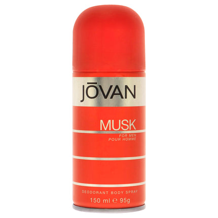 Jovan Musk by Jovan for Men - 5 oz Deodorant Spray | Long-lasting and Masculine Fragrance