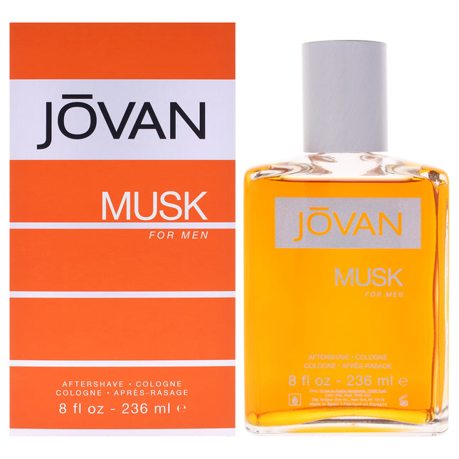 Jovan Musk by Jovan for Men - 8 oz After Shave Cologne - Limited Time Offer