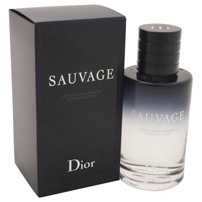 Sauvage by Christian Dior for Men - 3.4 oz After Shave Lotion: A Masculine Fragrance Choice for a Modern Man