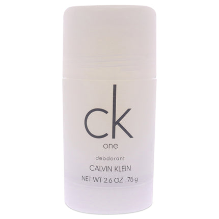 CK One by Calvin Klein Unisex 2.6 oz Deodorant Stick - Long Lasting Fragrance for All Genders