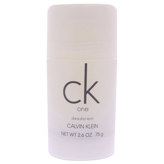 CK One by Calvin Klein Unisex 2.6 oz Deodorant Stick - Long Lasting Fragrance for All Genders