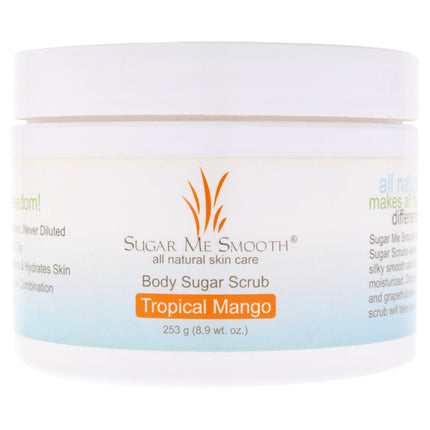 Tropical Mango Body Sugar Scrub by Sugar Me Smooth for Unisex - 8.9 oz Scrub