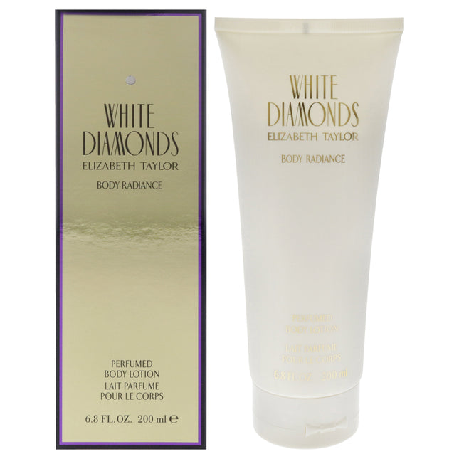 White Diamonds by Elizabeth Taylor for Women - 6.8 oz Body Lotion | Luxurious Moisturizing Lotion for Smooth, Radiant Skin