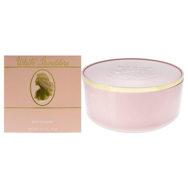 Luxurious White Shoulders Women's 2.6 oz Bath Powder by Evyan - Pamper Yourself Today!