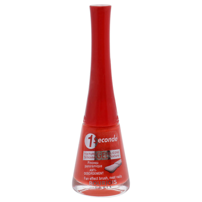 Bourjois 1 Seconde Nail Polish - 10 Rouge Poppy for Women - 0.3 oz