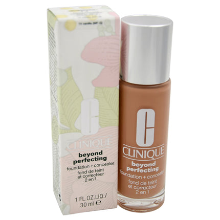 Clinique Beyond Perfecting Foundation Plus Concealer in Vanilla MF-G for Women - 1 oz Makeup