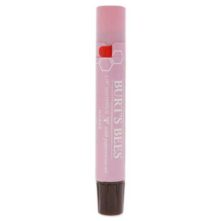 Burts Bees Lip Shimmer in Guava - Hydrating Lip Balm for Women - 0.09 oz Lip Shimmer