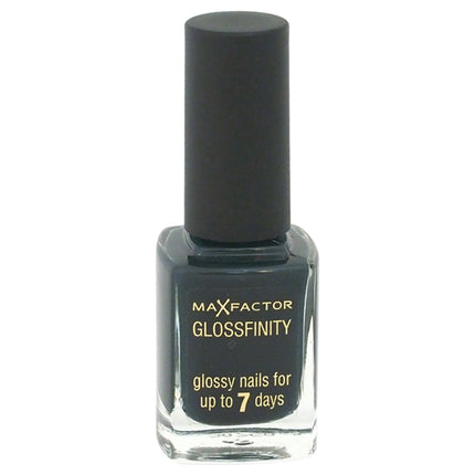 Max Factor Glossfinity Nail Polish in Blackout for Women - Long Lasting, High Shine Formula - 0.37 oz