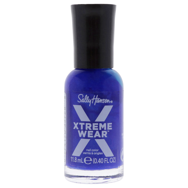 Sally Hansen Xtreme Wear Nail Color in Pacific Blue for Women - Long Lasting Nail Polish Formula - 0.4 oz Bottle