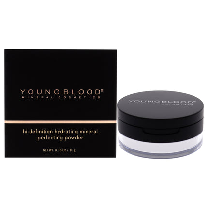 Youngblood Hi-Definition Hydrating Mineral Perfecting Powder - Translucent for Women - 0.35 oz Powder - Achieve Flawless Results