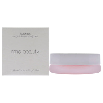 RMS Beauty Lip2Cheek Smile Makeup for Women - 0.17 oz - Natural Cream Blush and Lip Color
