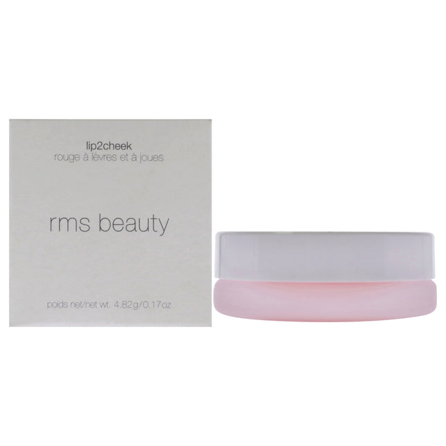 RMS Beauty Lip2Cheek Smile Makeup for Women - 0.17 oz - Natural Cream Blush and Lip Color