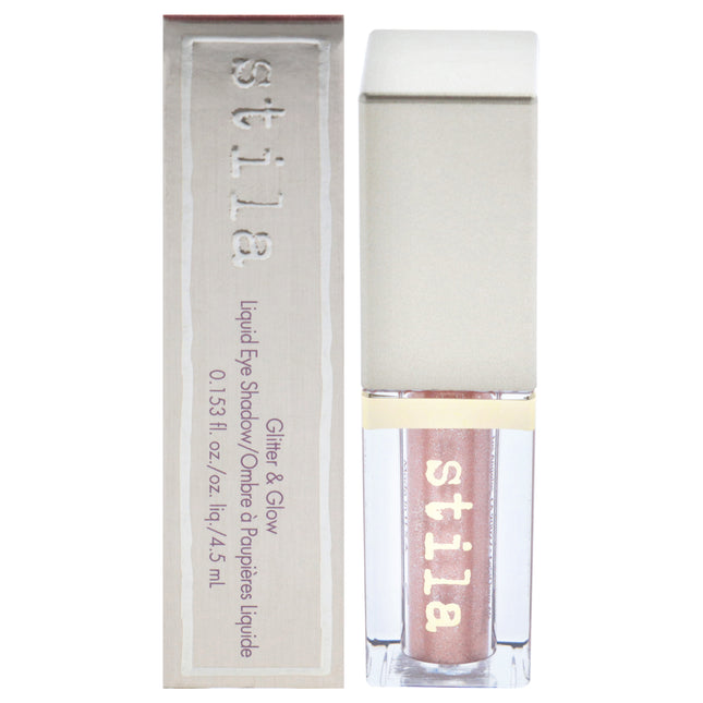 "Stila Glitter and Glow Liquid Eye Shadow in Rose Gold Retro - Long Lasting Eye Makeup for Women"
