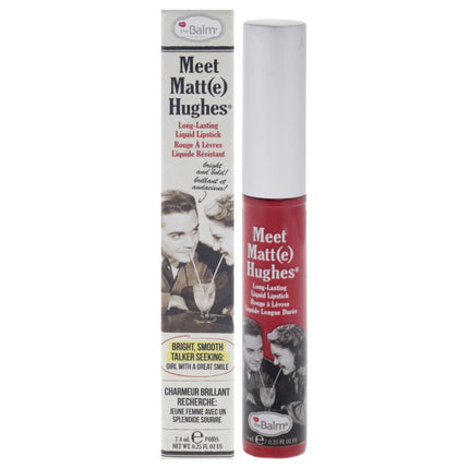 The Balm Meet Matte Hughes Long Lasting Liquid Lipstick - Devoted for Women - 0.25 oz Lip Gloss