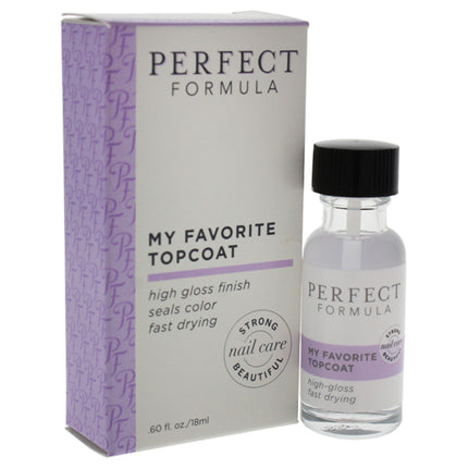 Get Salon-Worthy Nails with My Favorite Topcoat by Perfect Formula for Women - 0.6 oz Nail Treatment