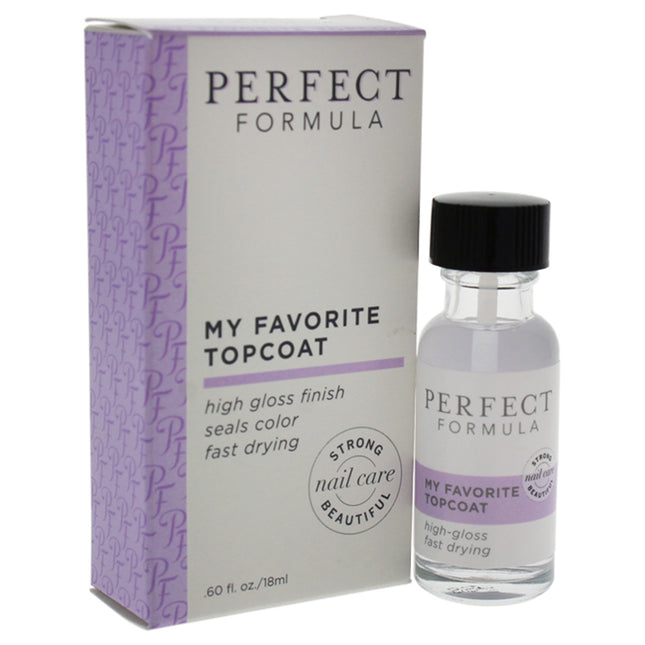 Get Salon-Worthy Nails with My Favorite Topcoat by Perfect Formula for Women - 0.6 oz Nail Treatment