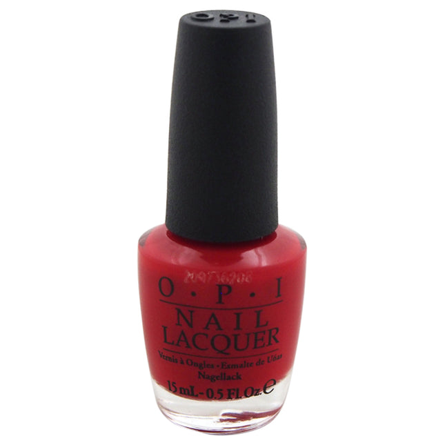 OPI Nail Lacquer in Big Apple Red for Women - 0.5 oz Nail Polish