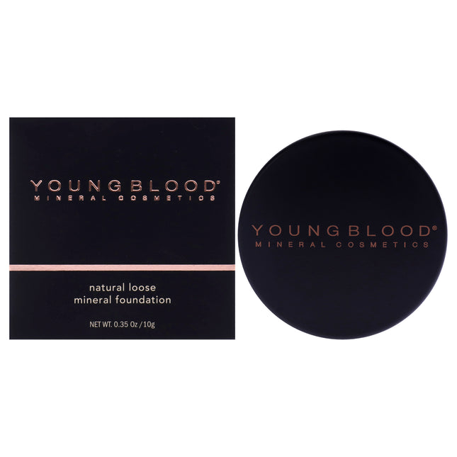 Youngblood Natural Loose Mineral Foundation in Soft Beige for Women - 0.35 oz Foundation