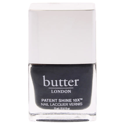 Butter London Patent Shine 10X Nail Lacquer in Earl Grey for Women - 0.4 oz Nail Polish - Long-Lasting High-Shine Formula