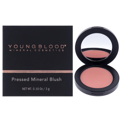 Youngblood Pressed Mineral Blush in Nectar - Natural Mineral Makeup for Women - 0.1 oz Blush