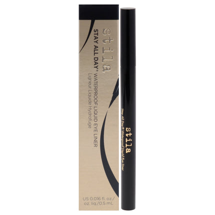 Stila Stay All Day Waterproof Liquid Eye Liner - Intense Black for Women - 0.016 oz Eyeliner