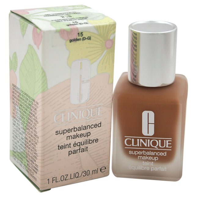 Clinique Superbalanced Makeup - 15 Golden (D-G) - Dry Combination To Combination Oily Foundation for Women - 1 oz