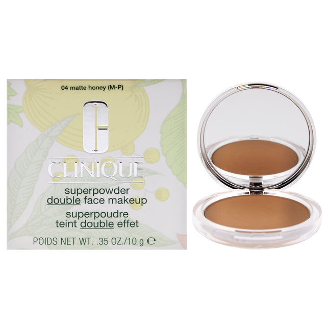 Clinique Superpowder Double Face Makeup - 04 Matte Honey (M-P) for Women - 0.35 oz Powder, Ideal for Dry Combination Skin