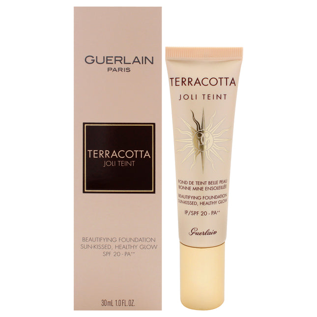 Guerlain Terracotta Joli Teint Beautifying Foundation - Natural, 1 oz Foundation for Women with SPF 20