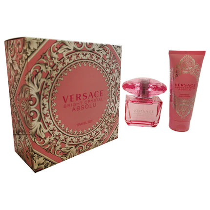 Versace Bright Crystal Absolu Women's 2-Piece Gift Set - EDP Spray and Body Lotion