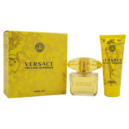 Versace Yellow Diamond for Women 2 Pc Gift Set - EDT Spray and Perfumed Body Lotion