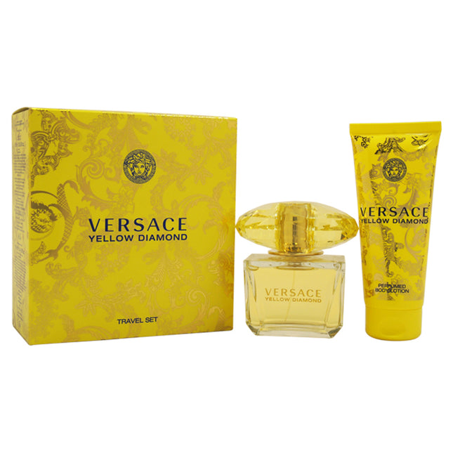 Versace Yellow Diamond for Women 2 Pc Gift Set - EDT Spray and Perfumed Body Lotion