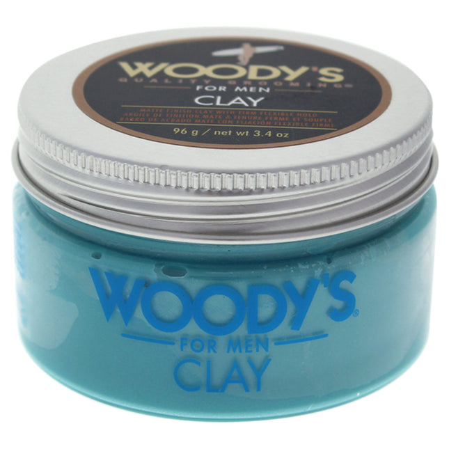Woodys for Men Matte Finish Clay - 3.4 oz Styling Product for Men