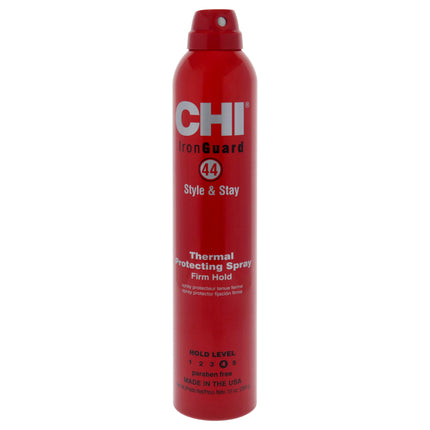 CHI 44 Iron Guard Style Stay Thermal Protecting Spray - Firm Hold for Unisex - 10 oz Hair Spray