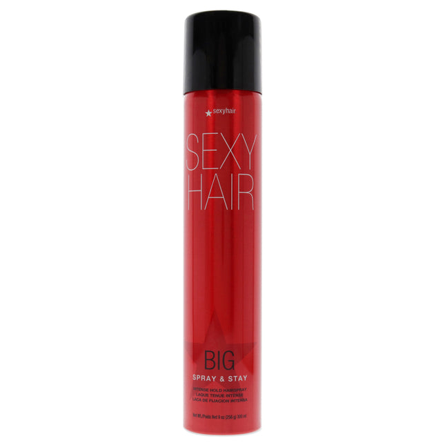 Big Sexy Hair Spray and Stay Intense Hold by Sexy Hair for Unisex - 9 oz Hair Spray - Long-Lasting Hold and Volume