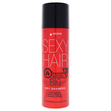 Big Sexy Hair Dry Shampoo by Sexy Hair for Unisex - 3.4 oz - Instantly Refreshes Hair Without Water